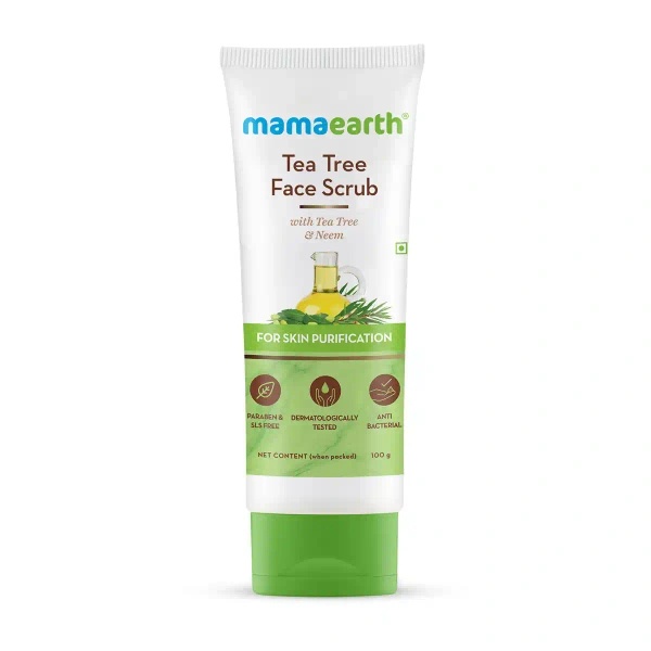 MAMAEARTH TEA TREE FACE SCRUB 100G