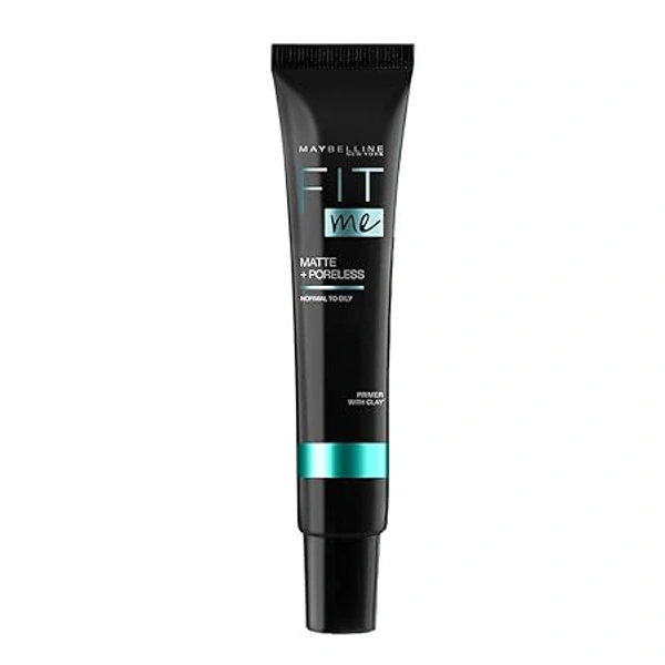 MAYBELLINE FIT ME MATTE PORELESS NORMAL TO OILY SPF20 - Maybelline New York Fit Me Primer, Oil free and Non Comedogenic Formula - Matte+Poreless