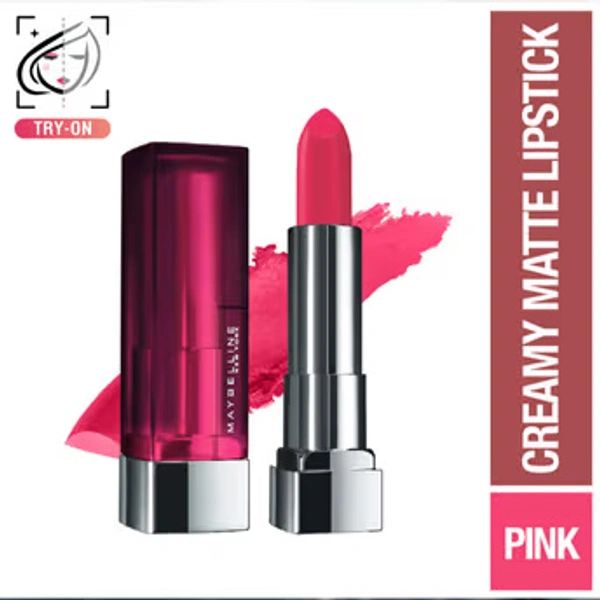 MAYBELLINE NEW YORK Color Sensational Creamy Matte Lipstick - 630 FLAMING FUCHSIA
