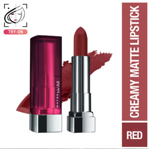 MAYBELLINE NEW YORK Color Sensational Creamy Matte Lipstick - BURGUNDY BLUSH