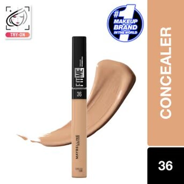 Maybelline New York Fit Me Concealer, Oil-free Liquid Concealer for Oily & Dry Skin - 36