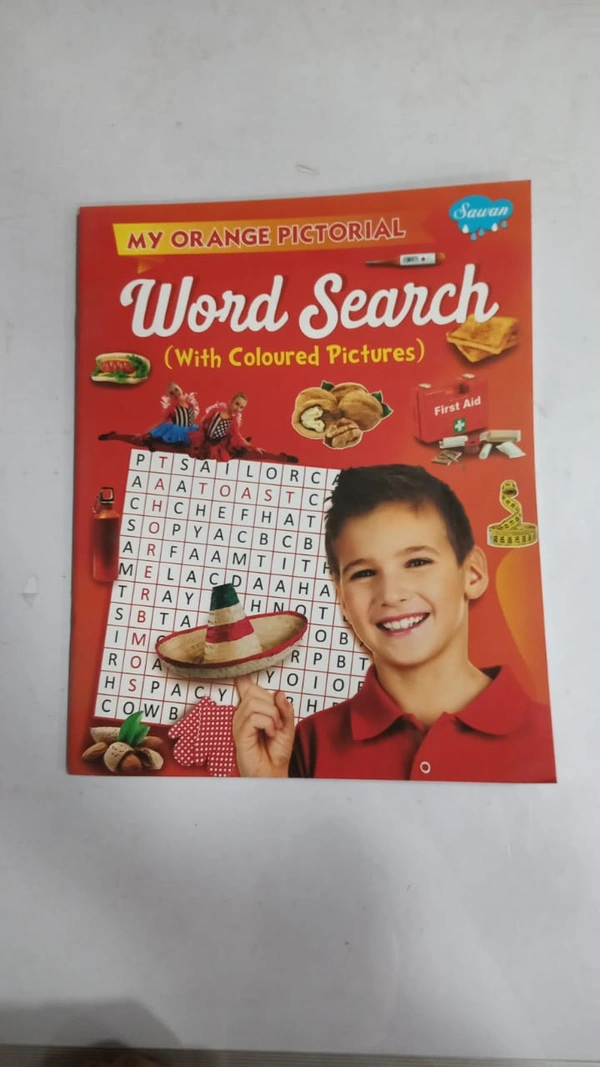 MY ORANGE WORD SEARCH WITH COLOURED PICTURES