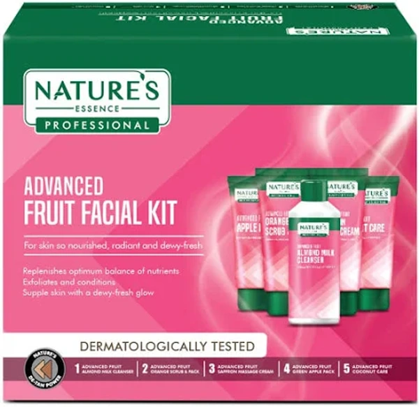 NATURE'S ESSENCE ADVANCED GENTLE FRUIT FACIAL KIT FOR PROFESSIONAL USE 249G