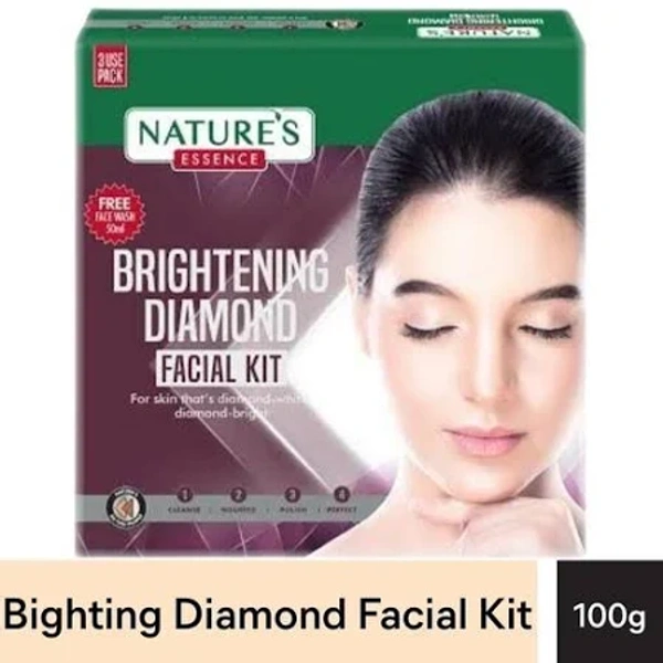NATURES ESSENCE BRIGHTENING DIAMOND FACIAL KIT
