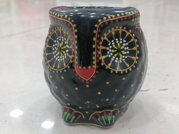 OWL CERAMIC POT