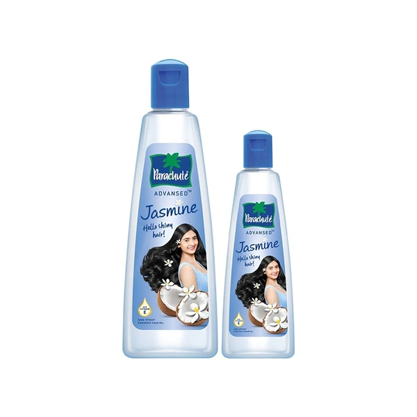 PARACHUTE ADVANSED JASMINE, NON STICKY COCONUT HAIR OIL - FREE 90 ML PACK