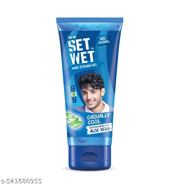 SET WET STYLING GEL CASUALLY COOL 100G
