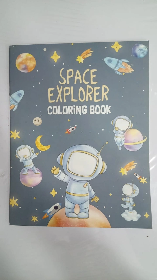 SPACE EXPLORER COLOURING BOOK
