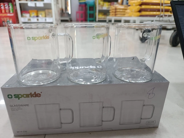 SPARKLE GLASS 6PCS 220ML