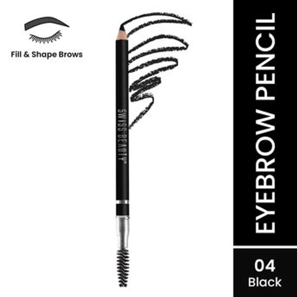 Swiss Beauty Eyebrow Definer Pencil With Spoolie - 4