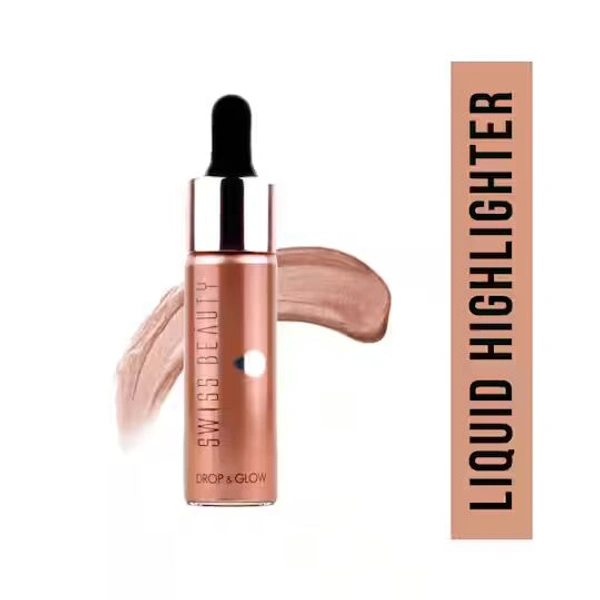 SWISS BEAUTY LIQUID HIGHLIGHTER DROP & GLOW - ROSE GOLD