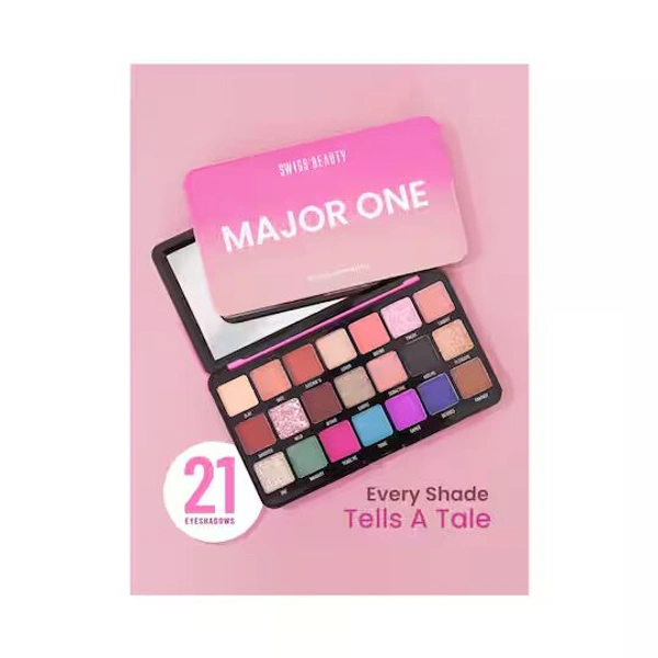 SWISS BEAUTY MAJOR ONE 21 EYESHADOW PALETTE