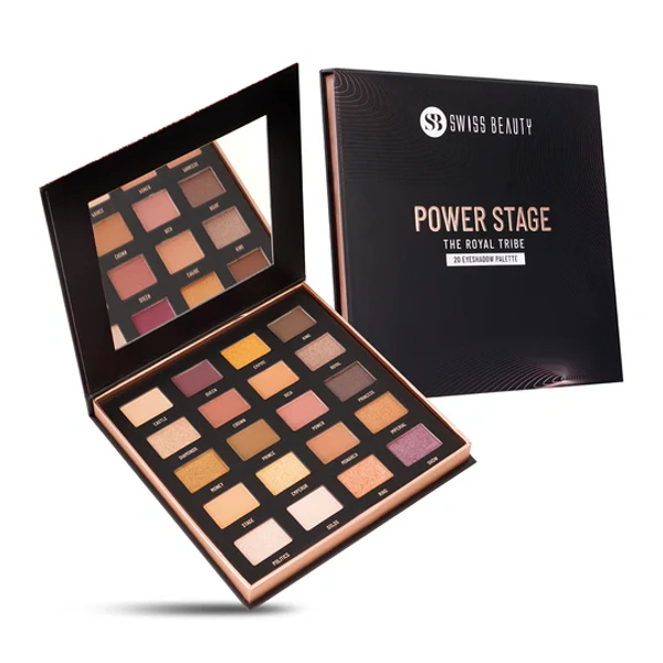 SWISS BEAUTY POWER STAGE THE ROYAL TRIBE 20 EYESHADOW PALETTE - 2