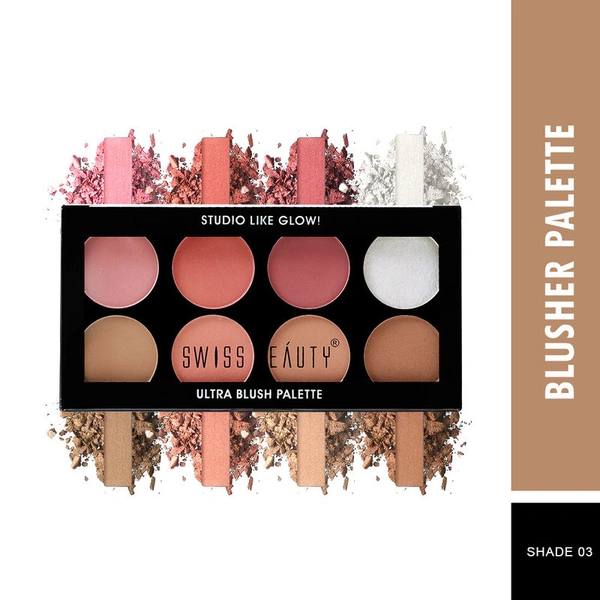 SWISS BEAUTY ULTRA BLUSH PALETTE - 1