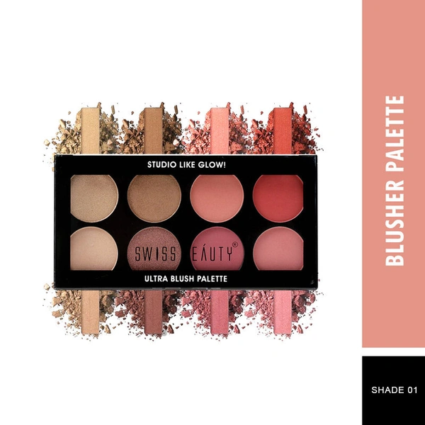 SWISS BEAUTY ULTRA BLUSH PALETTE - 2