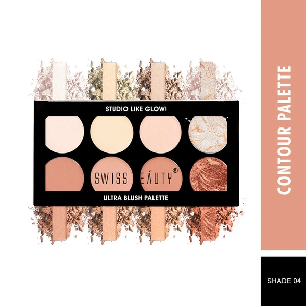 SWISS BEAUTY ULTRA BLUSH PALETTE - 3