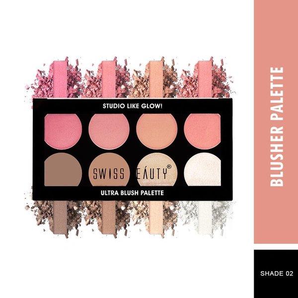 SWISS BEAUTY ULTRA BLUSH PALETTE - 4