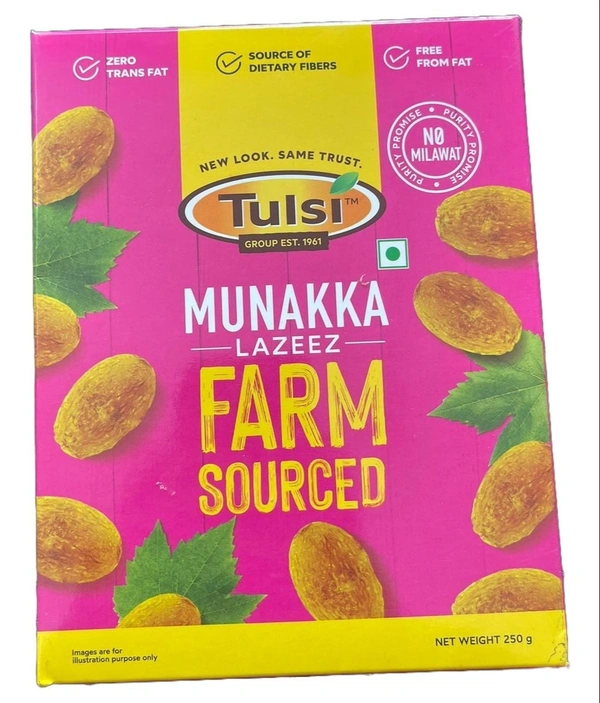 TULSI MUNAKKA LAZEEZ FARM SOURCED 250G