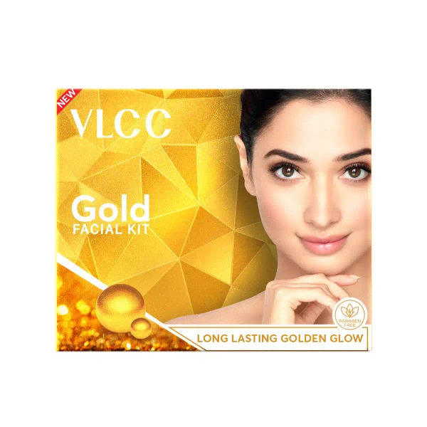 VLCC GOLD FACIAL KIT LONG LASTING GOLDEN GLOW 60G
