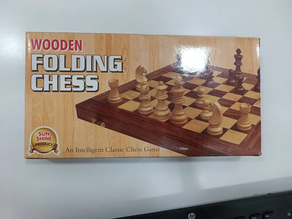 WOODEN FOLDING CHESS
