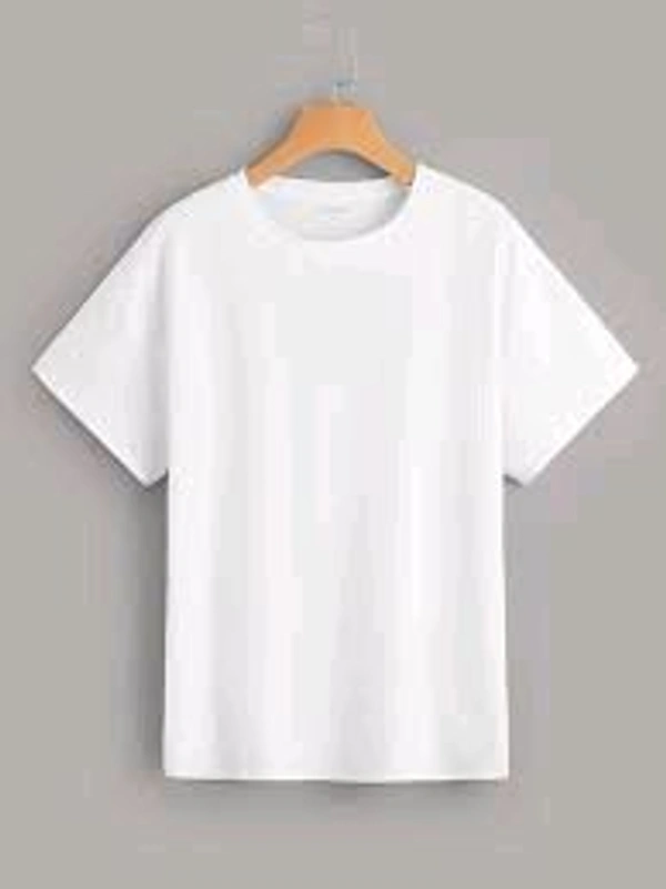 Cotton Round Neck Bio Wash Hulf Hand T Shirt - Black, M L XL 2XL 3XL