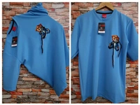 Teddy T-Shirt - M L XL, Navy Blue