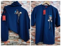Teddy T-Shirt - M L XL, Navy Blue