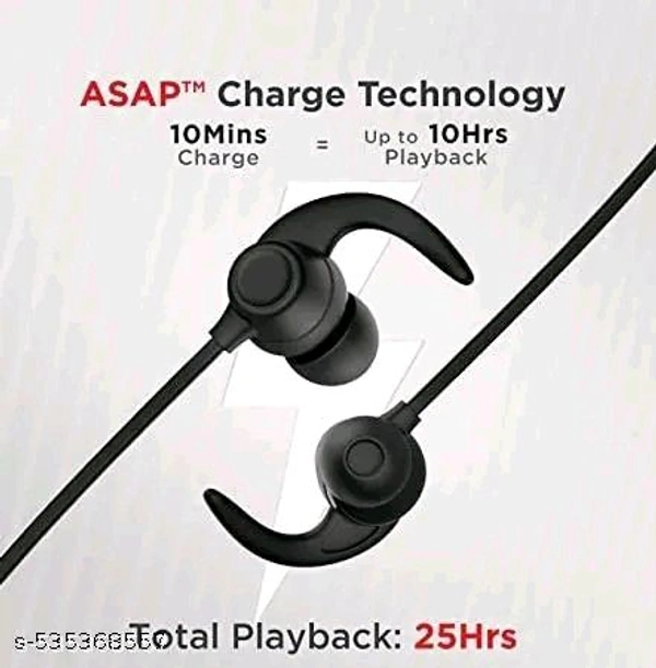 Trendy Anc Geming Neckband Headphone  - Black