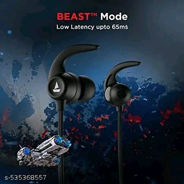 Trendy Anc Geming Neckband Headphone  - Black