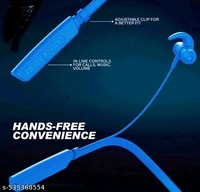 Trending Anc Geming Neckband Headphone With 50H Battery Backup  - Blue