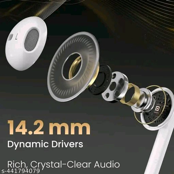 Portronic Conch Theta C Headphone Wired With 6 Month Warranty  - White