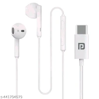 Portronic Conch Theta C Headphone Wired With 6 Month Warranty  - White