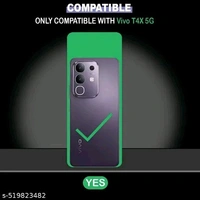 vivo T4x Mobile Cover  - Black