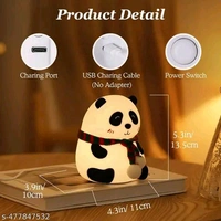 Richargeble Night Light Panda 