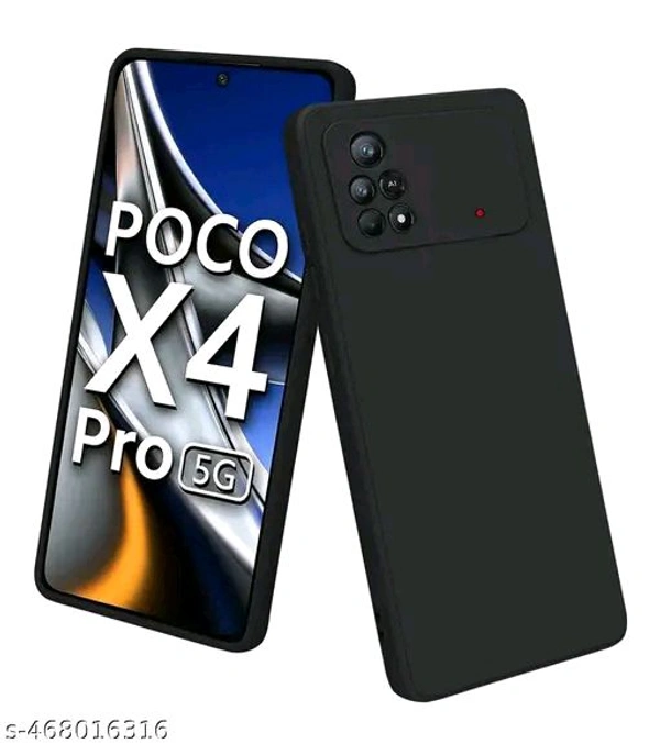 Poco X4 Pro Mobile Cover  - Black