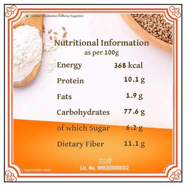 Aashirwad  Aashirvaad Select Sharbati Wheat Atta 5 kg