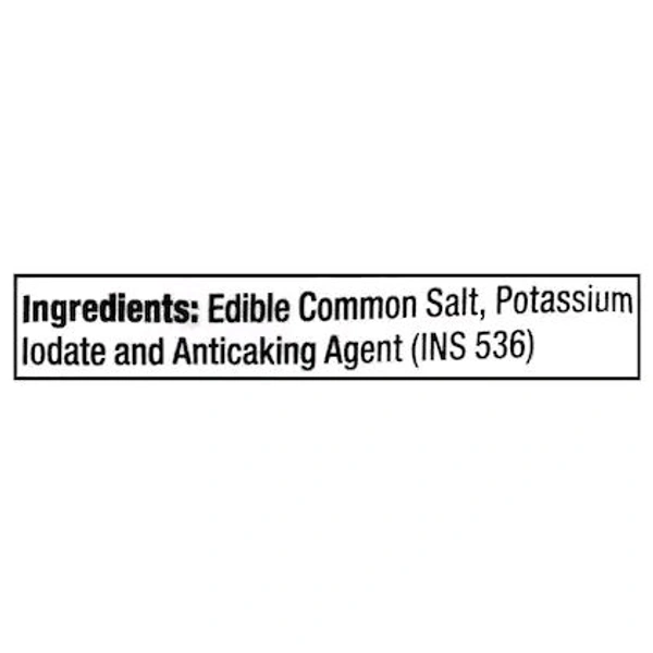 Tata Iodised Salt 1 kg