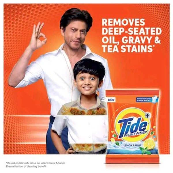 Tide Plus Double Power Lemon & Mint Detergent Powder 2 kg