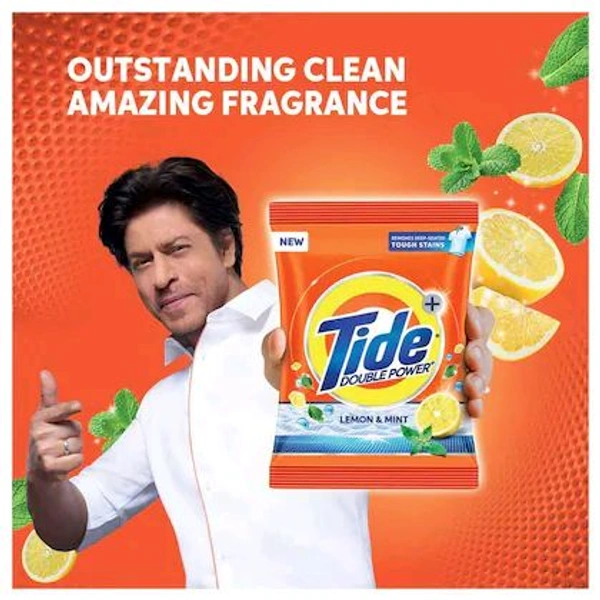 Tide Plus Double Power Lemon & Mint Detergent Powder 2 kg