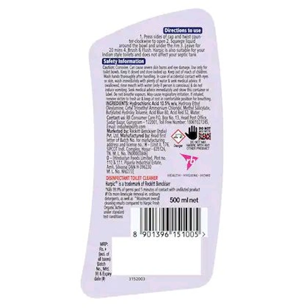 Harpic Power Plus Original Disinfectant Toilet Cleaner 500 ml
