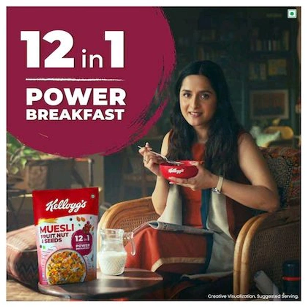 Kellogg's Fruit and Nut Seeds Muesli 72 g