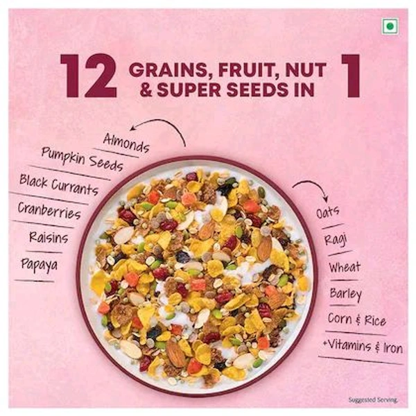 Kellogg's Fruit and Nut Seeds Muesli 72 g