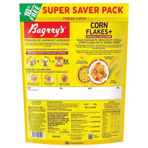 Bagrry's Original & Healthier Cornflakes Plus 800 g