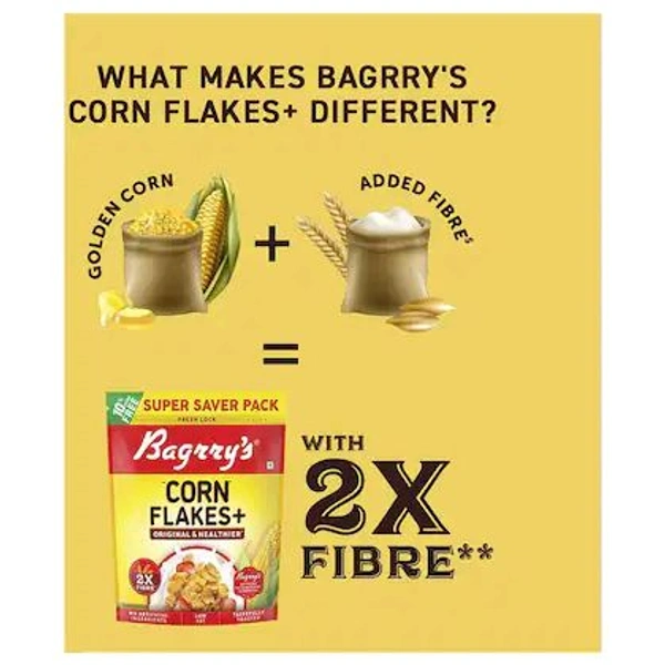 Bagrry's Original & Healthier Cornflakes Plus 800 g