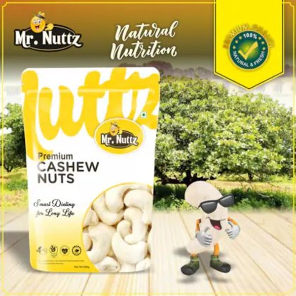 Mr.Nuttz Whole (W320) Cashew 1kg (2 X 500g)