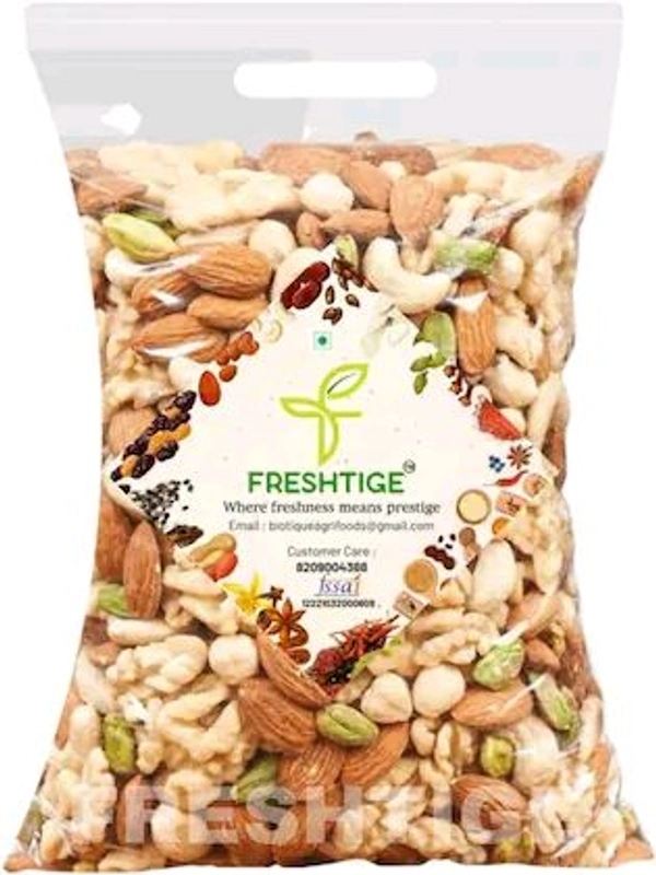 Freshtige Mix Dry Fruit|Panchmeva 100gms |Almonds, Cashews, Raisins, Seeds Assorted Seeds & Nuts (100 g)