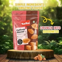 Tum Yum YUM YUM California Almonds 500 g, Badam Dry Fruits, 2 Times Crunchier