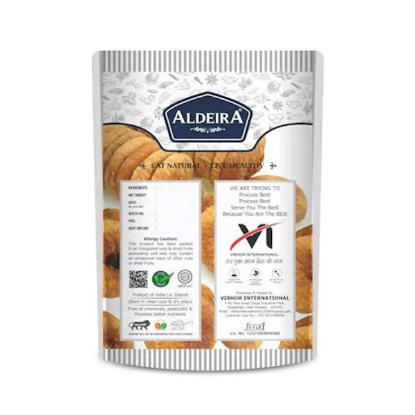 Aldeira Natural Dry Anjeer (500g x 2) | Premium Dried Figs | Healthy Snack Pack of 2