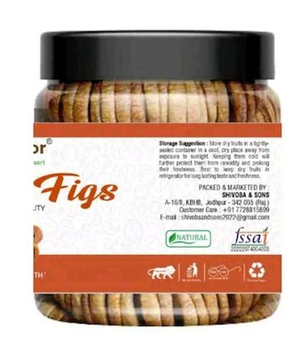 Piyor PIYOR 100% Natural Premium Dried Figs Afghani Anjeer Figs (500 g)