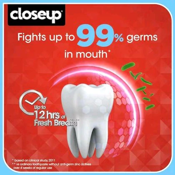 Closeup Everfresh+ Red Hot Gel Toothpaste 150 g (Pack of 2)